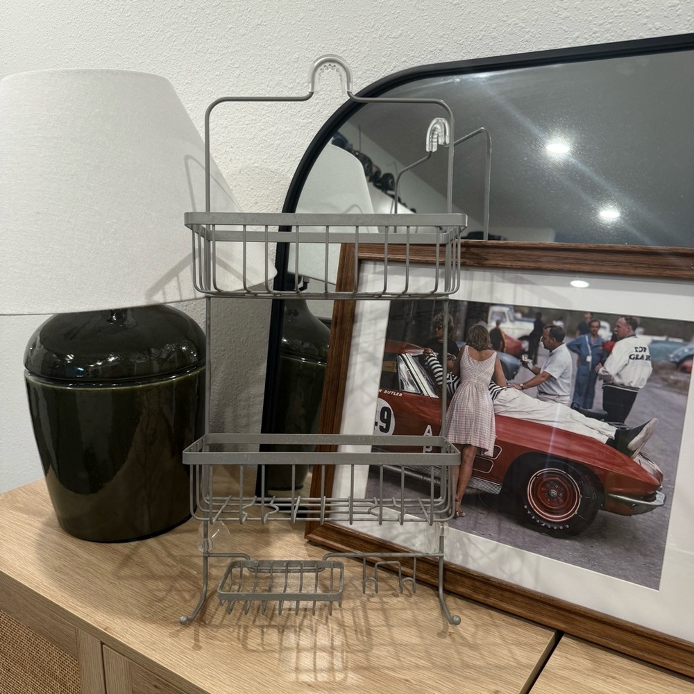 Bathroom Shower Caddy - Brushed Nickel -Threshold